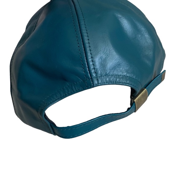 Genuine Leather Unisex Retro Cap - Picture 4 of 7